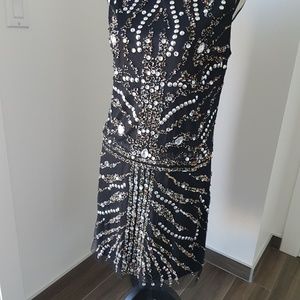 Black beaded dress